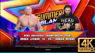 WWE 2K23 ROMAN REIGNS VS BROCK LESNAR [ PC UHD 4K 60 FPS ]