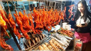 Roasted Duck, Pork Rib, Grilled Fish - Popular Cambodia Street Food