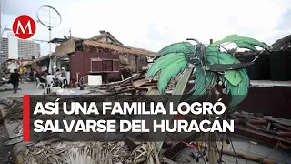 Corrimos para no morir sepultados: Superviviente de 'Otis' narra la tragedia en Acapulco