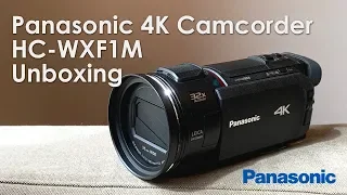 [UNBOX] Panasonic 4K Camcorder HC-WXF1M