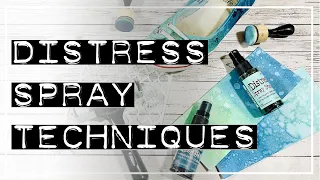 What can YOU do with Distress Ink Sprays? 🤔 3 Surprising NEW Techniques!
