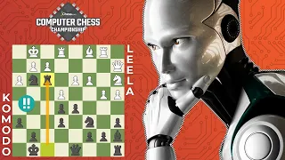 Leela Chess Zero's Double Sacrifice Attack! | Computer Chess Championship