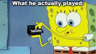 Pianos are Never Animated Correctly... (Spongebob)