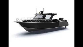 11m center cabin aluminum fishing boats for sale to Australia Brisbane, Perth, Sydney.