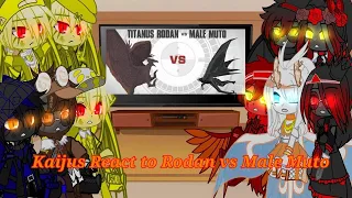 Kaijus react to Rodan vs male Muto // Goji Center //