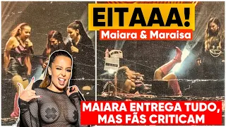 POLÊMICA🔴 Cantora Maiara da dupla com Maraisa é criticada por fãs após show em SC