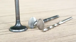 Not many people know how to make drill bits from used valves|| DIY crafts