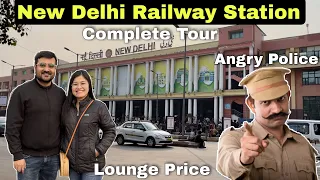 New Delhi Railway Station Tour | Lounge Price | Clock Room