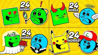 TODOS los "24 HORAS" de CUADRADITO Y CIRCULITO #7