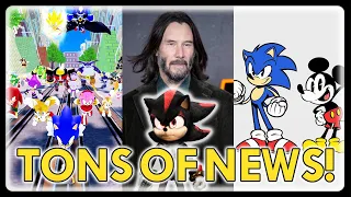 SA2 Levels Getting Remade, Keanu Reeves Is Movie Shadow, Sega & Disney Game Coming, & More Sonic!