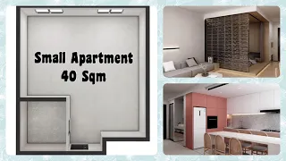 Small apartment design 40 Sqm | Home Design Ideas | Apartment design for  couples | D&R Ideas