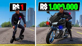 MOTO DA POLÍCIA DE R$ 1 para R$1.000.000,00 no GTA 5!