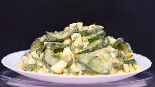 Cucumber Salad 🥒That Burns Belly Fat! Mom lost 25 kg in a month