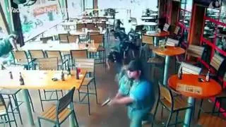 Waco biker gang shootout captured on restaurant's CCTV