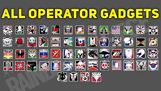 ALL OPERATOR GADGETS in Rainbow Six: Siege (2015-2021)