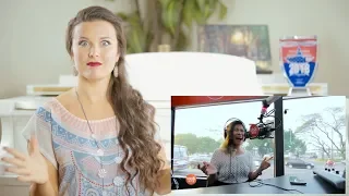 Vocal Coach Reacts to Katrina Velarde - Go The Distance' Michael Bolton LIVE on Wish 107 5 Bus