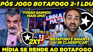 MÍDIA PAULISTA SE RENDE ao FOGÃO! "É UM DOS MELHORES do BRASIL" IMPRENSA ESPORTIVA DEU AULA!