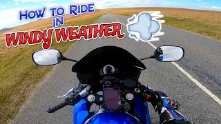 Don't Let Windy Weather Ruin Your Day! Motorcycle tips to ride in gusty conditions...