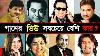 90 এর দশকের SINGER দের সর্বোচ্চ ভিউপ্রাপ্ত গানগুলি | পর্ব  ০২ | Kishore Kumar | Most Viewed Songs