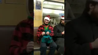 Новый год в метро Минска
