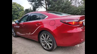 Mazda 6 2 0 L Benzynowy 165 KM Test Spalania 130 km/h odcinek 11,9 km nocą Gdańsk Elbląg