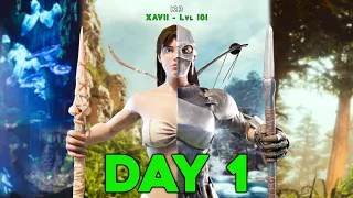 The Most INSANE Day 1 Starts in my 5000 Hours of ARK! - ARK PvP