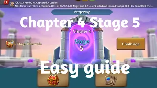 Lords mobile Vergeway Chapter 4 stage 5 easiest guide