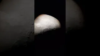 Moon with national geographic goto  refraction telescope