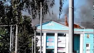 27 08 2014 г Донецк Обстрел Калининского района ДК