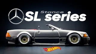 ‘95 Mercedes Benz SL Series Simple Stance Hotwheels Custom