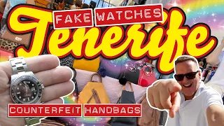 Tenerife - Los Cristianos Market - Fake Watches & Counterfeit Handbags