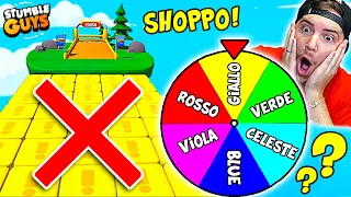 LA RUOTA DECIDE IL COLORE CHE NON POSSO TOCCARE su STUMBLE GUYS!! - Trovo 2 LEGGENDARIE SPECIALI