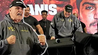 John Fury LOSES IT! FLIPS table and WRECKS KSI vs Tommy Fury Press conference in ANGRY moment!