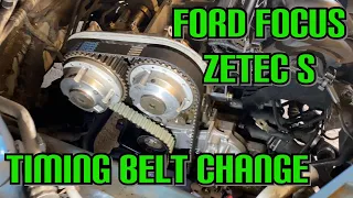 How to change the timing belt ford focus zetec s