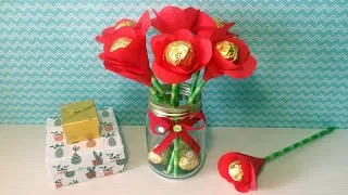 How to Make Candy Flower Bouquet