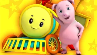 rig a jig jig | nursery rhyme | farmees | kids songs | 3d rhymes | kids trains by Farmees