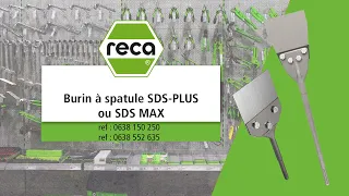 Burin à spatule SDS-PLUS ou SDS MAX - 0638_150_250 - 0638_552_635