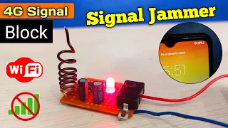4g signal jammer | network jammer | mobile signal block circuit | how to make a signal jammer