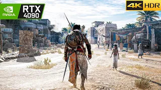 Assassin's Creed Origins Gameplay Showcase on RTX 4090 | ULTRA Next-Gen Graphics [4K 60FPS HDR]