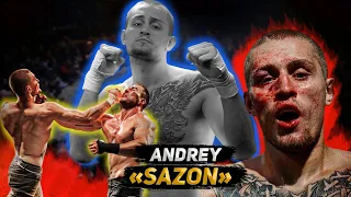 The most brutal fights by Andrey "Sazon" / Андрей "Сазон" 👊 BARE KNUCKLE