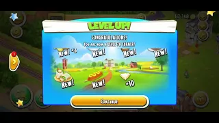 Hayday level 78 level up and gameplay.