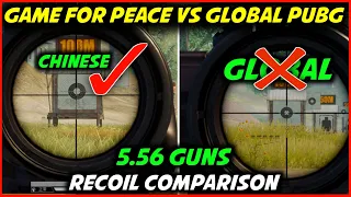 Global Pubg Vs Chinese Pubg | Recoil Comparison | Which Pubg Has Higher Recoil | Shocking Results😮😮