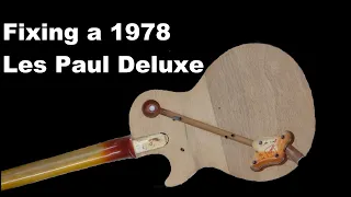 1978 Les Paul Deluxe Repair - Pancake Glue Fail