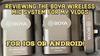 The Boya Wireless Microphone System for my Motorcycle Reviews...a tripod and a phone mount!!!