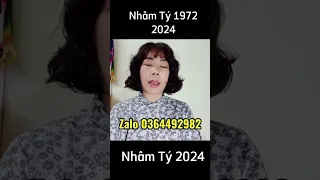 Nhâm Tý 2024 #shortsvideo #dieuminh #tuvi2024