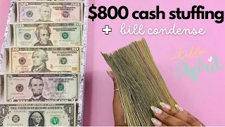 LOW CASH ENVELOPE STUFFING 2024 | Paycheck Cash Stuffing | SAVINGS CHALLENGE STUFFING | April #2