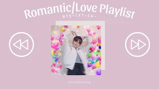 b t s • t x t • e n h y p e n ~ romantic/love playlist