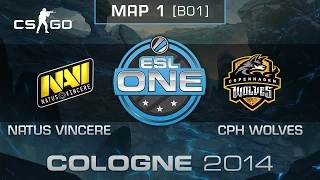 Natus Vincere vs. Copenhagen Wolves - ESL One Cologne 2014 - Group B Decider - CS:GO