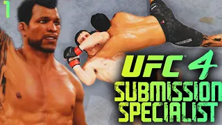 UFC 4 Career Mode EP 1: Submission Specialist on Legendary Difficulty! EA UFC 4 Career Mode Gameplay