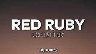 Nicki Minaj - Red Ruby Da Sleeze (Audio/Lyrics) 🎵 | uh oooh uh oooh (Remix)